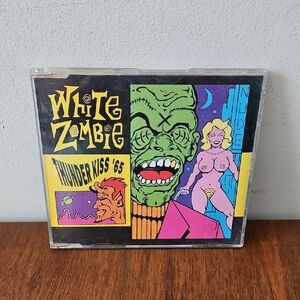 Vintage 90's White Zombie Thunder Kiss 65 CD And Decal